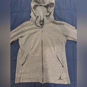 Jordan Heather Gray Full-Zip Hoodie